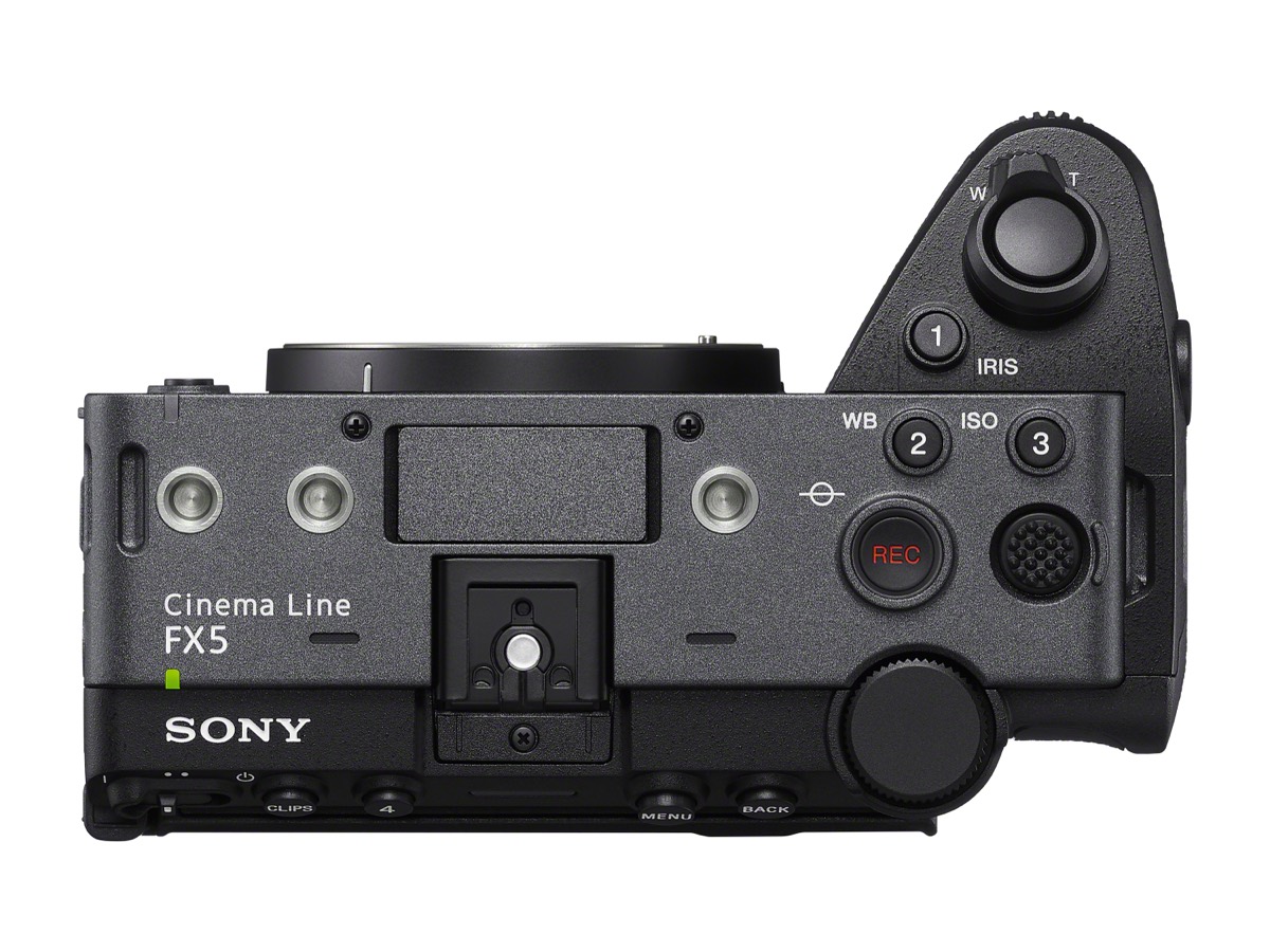 Sony FX5 vista dall'alto
